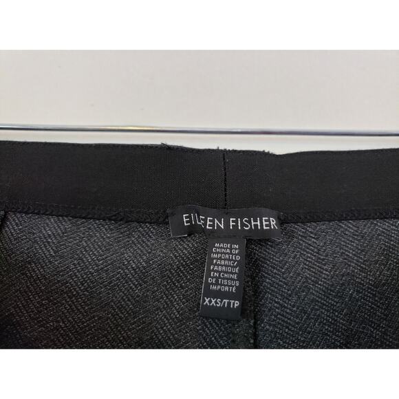 (M5) Eileen Fisher Women's Pants Size XXS Herringbone Pull on Leggings Skinny - Picture 6 of 6